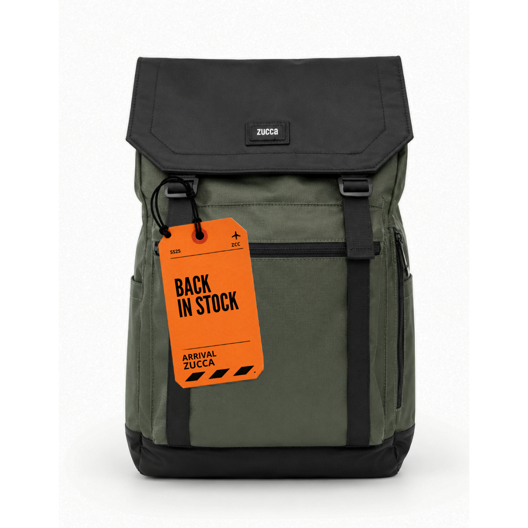 Mochila Bangkok Verde para Notebook 17 Pulgadas | Liviana y Moderna