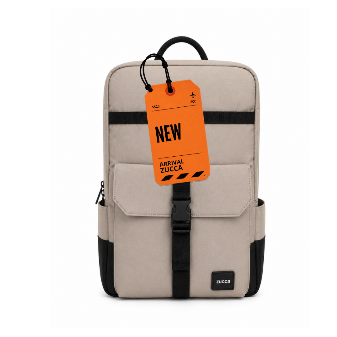Mochila Dublin Beige para Notebook 16 Pulgadas | Cierre Antirrobo