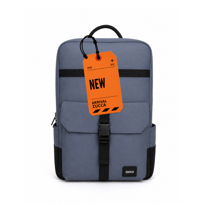 Mochila Dublin Azul opaco para Notebook 16 Pulgadas | Cierre Antirrobo