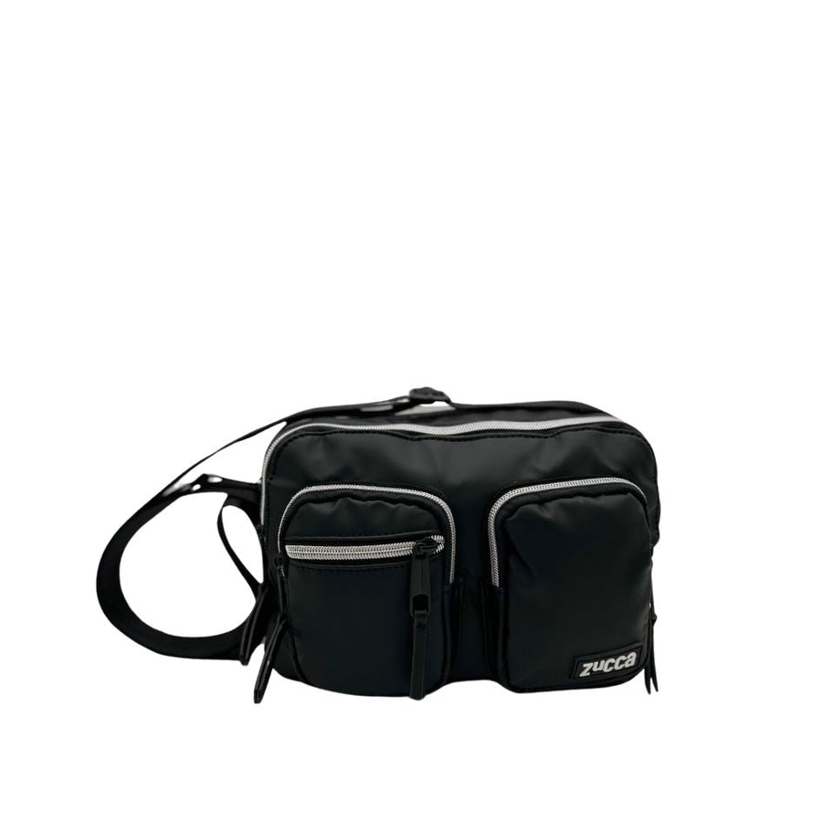 bolso cartera tela metalizada