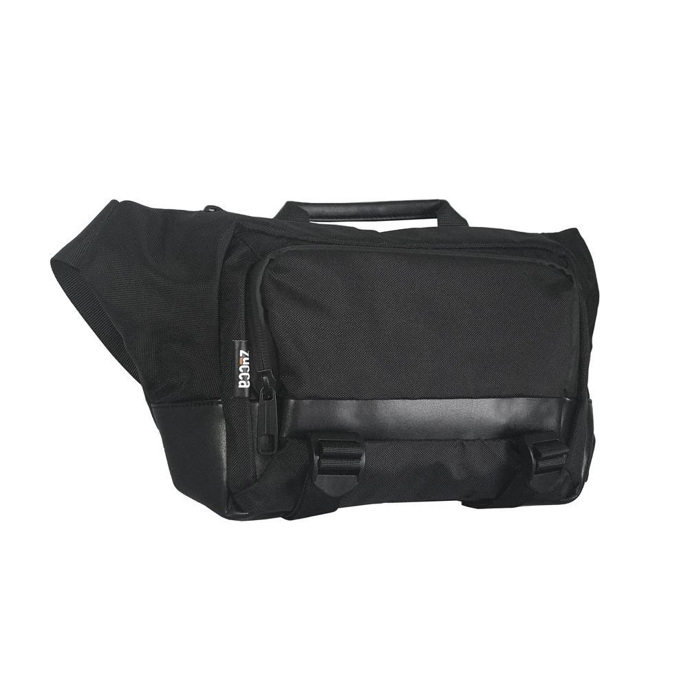 Banano bandolera unisex mujer hombre Zucca Lisboa color negro diseño urbano ajustable